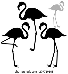 Flamingo Silhouette Images, Stock Photos & Vectors | Shutterstock