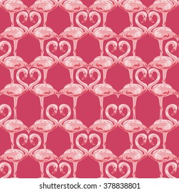 Flamingo art seamless, pattern backgrounds, textile design
