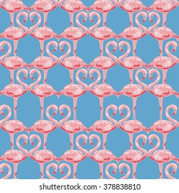 Flamingo art seamless, pattern backgrounds, textile design