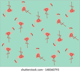 Flamingo background