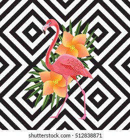 Flamingo background 