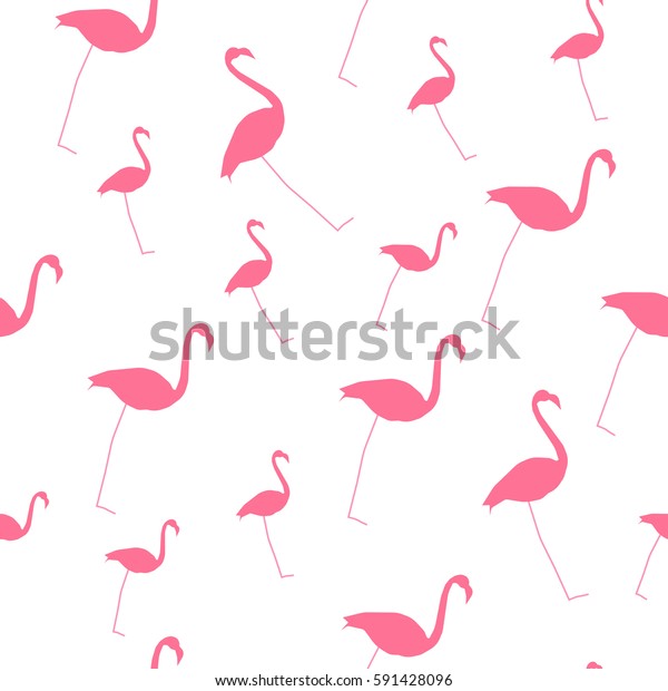 Flamingo Background Stock Vector (Royalty Free) 591428096