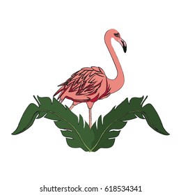 flamingo bird icon