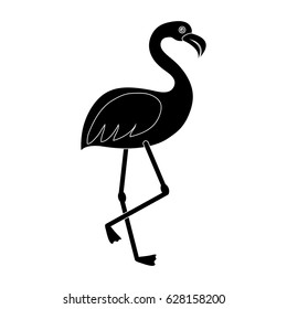 flamingo bird icon
