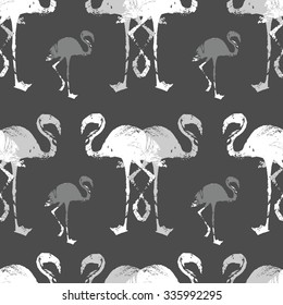 flamingo bird pattern
