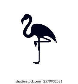 Flamingo bird vector pink cute illustration animal emoji