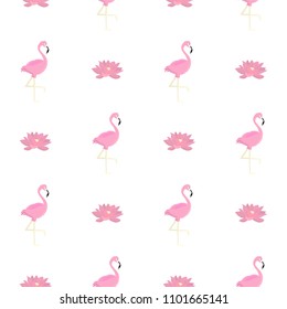 Flamingo birds pattern