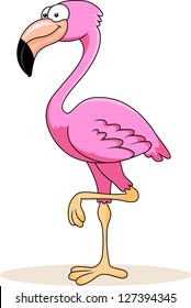 Flamingo cartoon