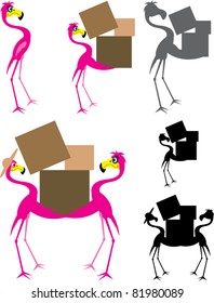 Flamingo Cartoon Moving