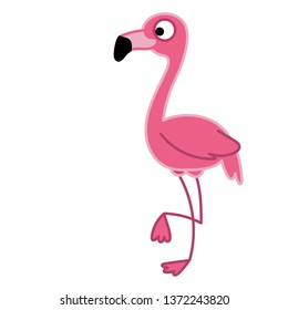 flamingo clip art vector digital graphic