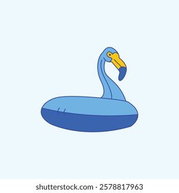 Flamingo Float Summer Illustration for design needs, Landing Pages, Animation, Apps, Presentations, Content Creator and other Promotions
