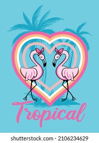 flamingo, girls summer graphic tees vector designs and other uses