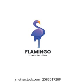 Flamingo Gradient Colorful Logo Template