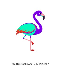 flamingo graphics design colorful enjoying