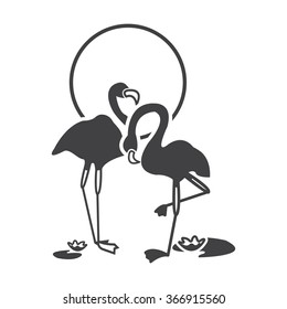 Flamingo Icon. 
