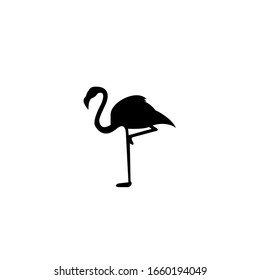 Flamingo icon. isolated on a white background. Vector illustration