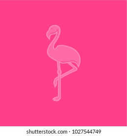 flamingo icon logo symbols vector