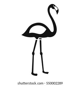 Flamingo icon. Simple illustration of flamingo vector icon for web