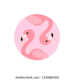 flamingo icon vector