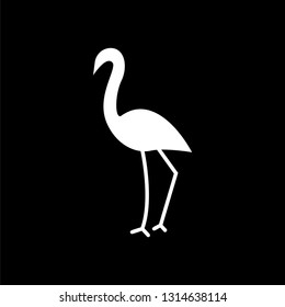 Flamingo icon vector template - Sign