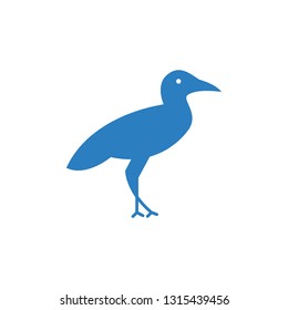 Flamingo icon vector template - Sign