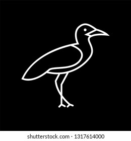 Flamingo icon vector template - Sign