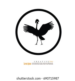 flamingo icon.vector illustration.