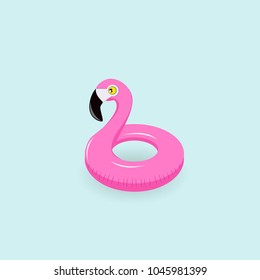 Flamingo inflatable pool float