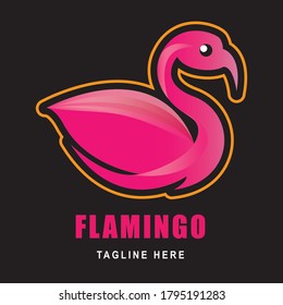 Resumen del diseño del logotipo Flamingo 