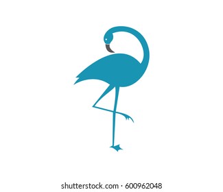 Flamingo logo template