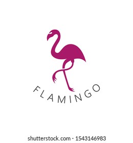 Flamingo logo template creative icon