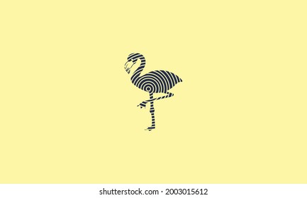flamingo logo template, Modern flamingo Logo designs vector
