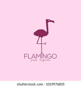 Flamingo logo vector