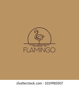 Flamingo Logo Vector