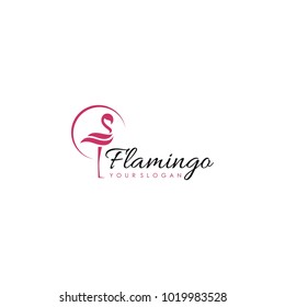 Flamingo Logo Vector