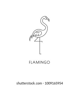 Flamingo Outline Icon