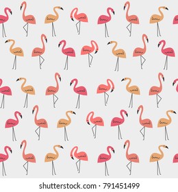 flamingo pattern background