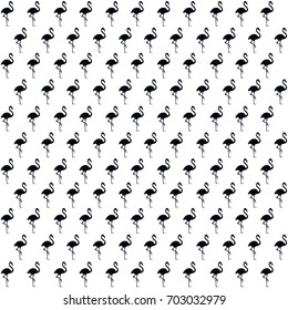 flamingo pattern vector 
