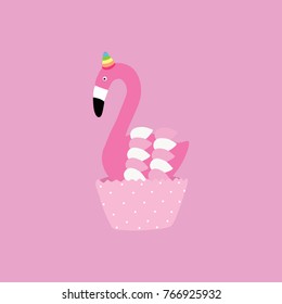Flamingo pink cake sweet unicorn