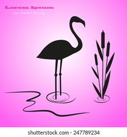 flamingo pink icon 