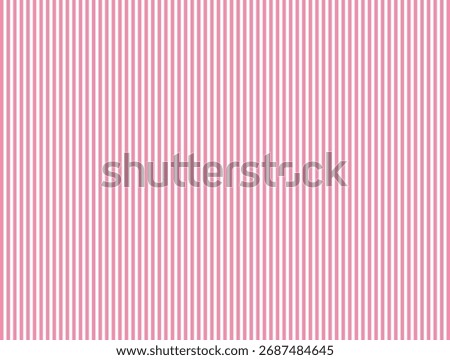Flamingo pink and white vertical stripes pattern background. Seamless striped pattern, straight vertical lines, Flamingo pink and white texture, vector background pattern. Optical illusion.