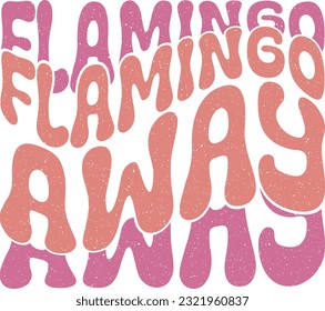 Citas Flamingo Diseño Vector Vol 1