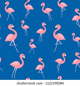 flamingo seamless pattern 