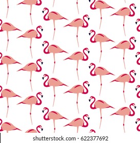 Flamingo seamless pattern,