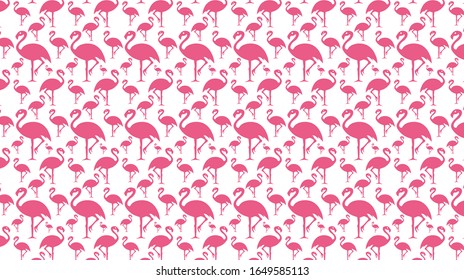 Flamingo Seamless Vector Pattern for printed, fabric design for Womenswear,activewear, kidswear and menswear and Decorative Home Design, Wallpaper Print.