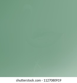 Flamingo shadow original background. Amazing gradient texture. Unusual gradient color combination. Pastel and green shades wallpaper