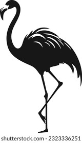 Flamingo Silhouette Cut File Design