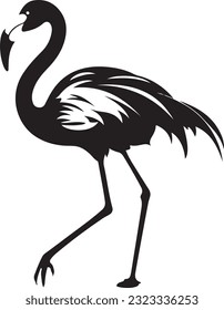 Flamingo Silhouette Cut File Design