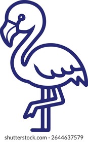 Flamingo Silhouette Vector for Prints