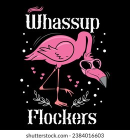 flamingo summer design for vacation